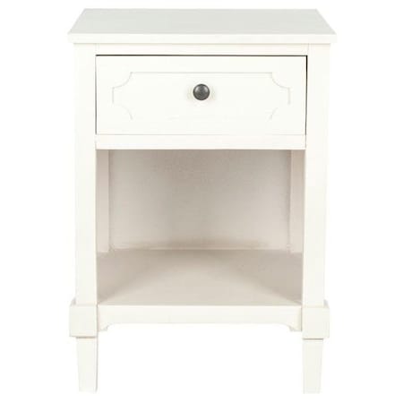 Safavieh Rosaleen Side Table- White - 24 x 15 x 17 in. AMH5726B